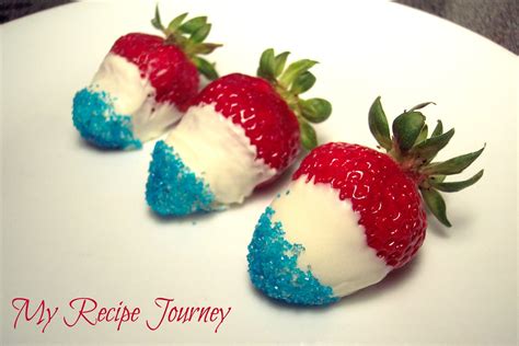 My Recipe Journey Red White And Blue Strawberries