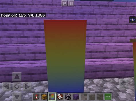 Just Made A Super Easy Rainbow Banner Minecraft