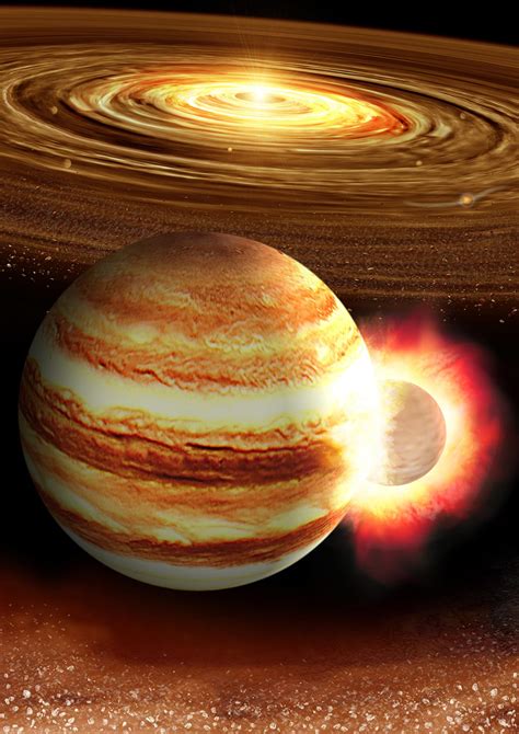 Young Jupiter Collided With Massive Protoplanet Video