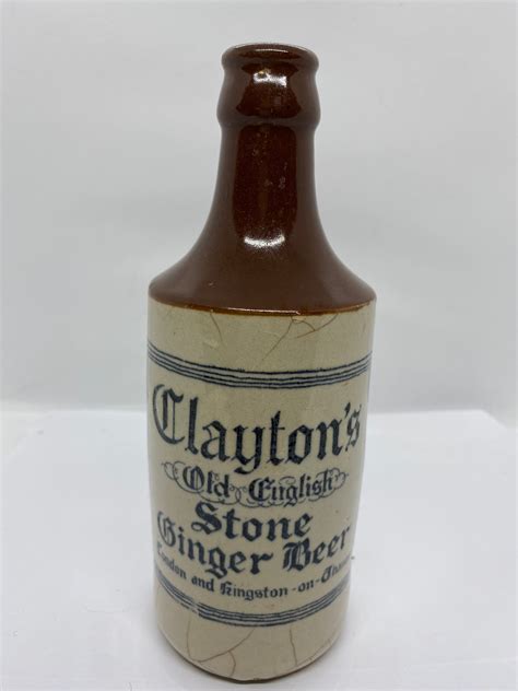 Vintage Stone Ginger Beer Claytons Etsy