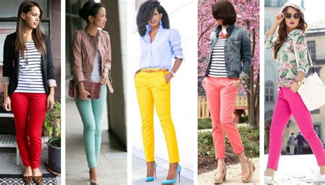 Cómo Combinar Pantalones De Colores Ropa Y Tendencias