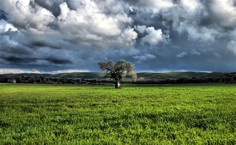 Wallpaper Sunlight Landscape Hill Nature Sky Storm Green Farm