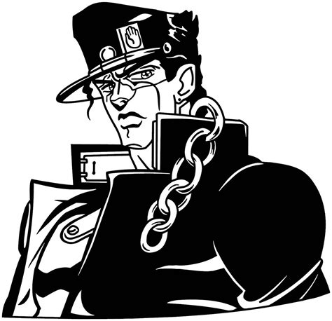 Araki doesn't believe in colour theory, thus why the colours of many of his characters in coloured illustrations vary. JoJo's Bizarre Adventure -- Jotaro Kujo Anime Decal ...