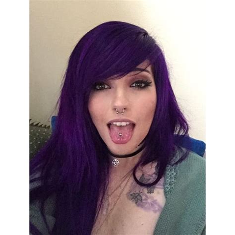 leda muir fan page ledamonsterbunnypage instagram photos websta beauty girl purple hair