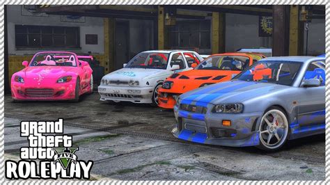 Gta 5 Roleplay Fast And Furious Cars Street Racing