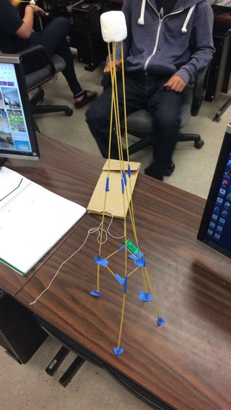 How To Build A Tall Spaghetti And Marshmallow Tower S