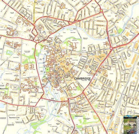 Map Of Cambridge Colleges Gadgets