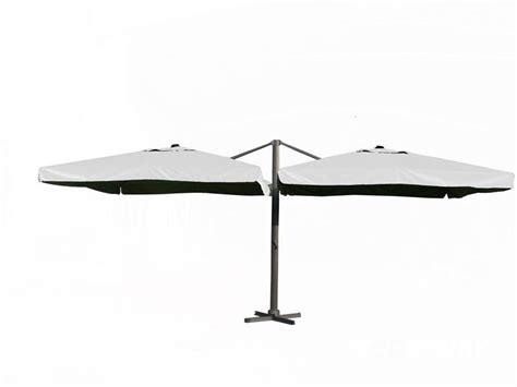 Paralux Dubbele Hangende Parasol Wit 2 300x400cm Troostwijk