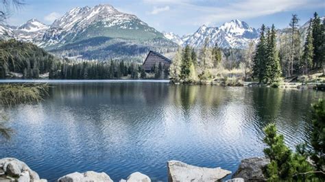 Strbske Pleso Lake Wallpaper Backiee