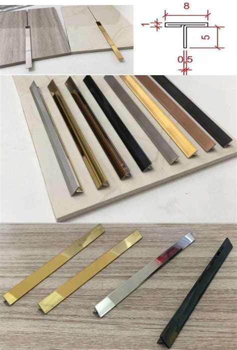 Aluminum tile trim safeguards the tiles from the colors for aluminum tile trim can be mill finish(only bare aluminum, without any surface treatment finish), matt silver, matt champagne, matt. China Low Price Aluminum External Gold Color Corner Tile ...