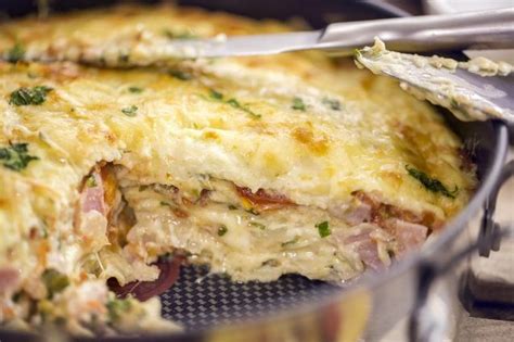 Crespelle al forno con ricotta e spinaci ricetta facile crespelle al forno con ricotta e spinaci, ricetta facile per un. Torta di crêpes con prosciutto e formaggio: la ricetta ...