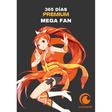 Código Crunchyroll Premium Mega Fan 12 Meses Digital Knasta Perú
