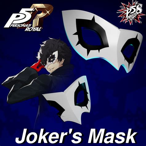 Free Stl File Jokers Mask Persona 5 Royal 🃏・3d Print Design To