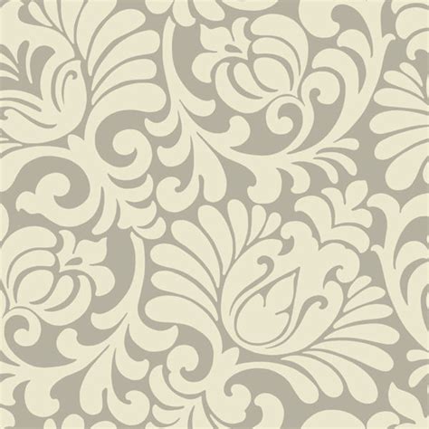 We have 82+ amazing background pictures carefully picked by our community. Silver and Beige Tulip Damask Wallpaper