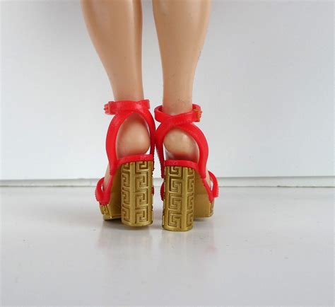 Rainbow High Fantastic Fashion Ruby Anderson Shoes Red High Heels Ebay