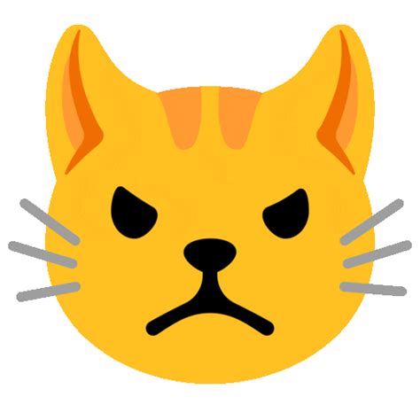 😾 Chat Qui Boude Emoji On Noto Color Emoji Animated 150