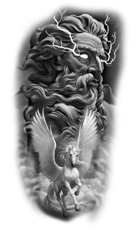 250 Best Zeus Tattoo Designs With Meanings 2022 Greek Mythology