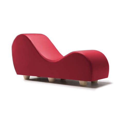 Red Ergonomic Yoga Pleasure Chair Sexual Positions Seat Couch Chaise