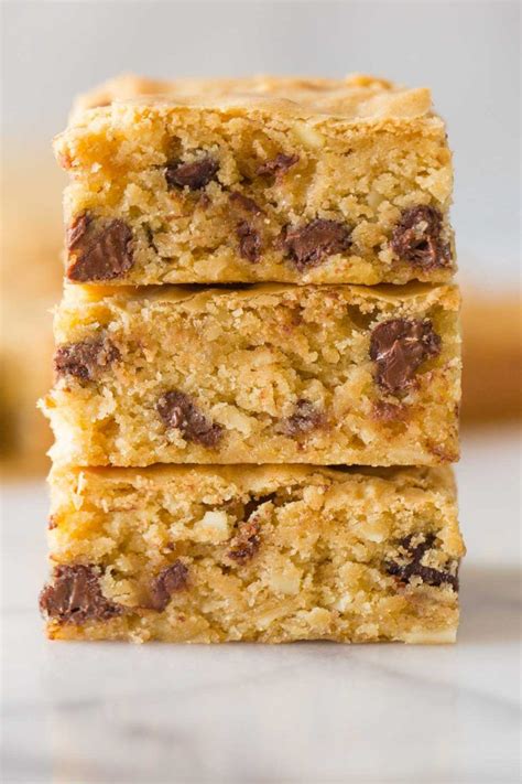 You Can Have These Easy One Bowl Blondies Ready To Pop In The Oven In