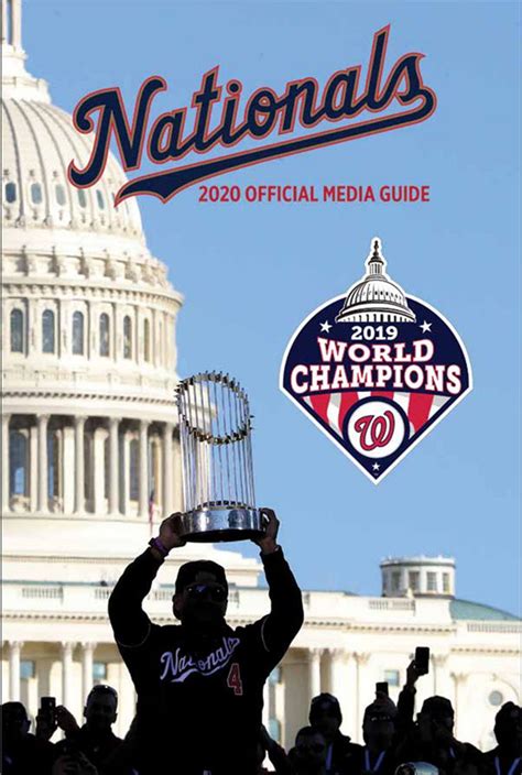 Mlb Media Guide Washington Nationals 2020