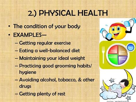 Physical Health The Condition Of Your Body Examples— Physical Health