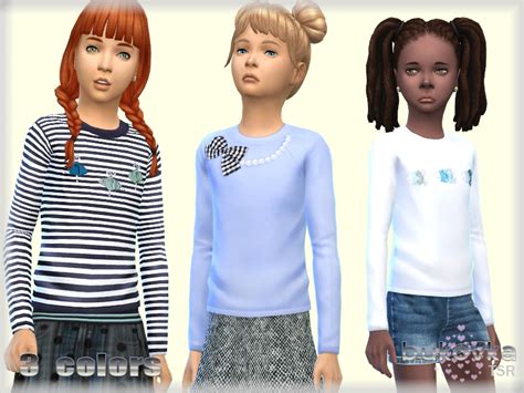 Shirt Girl By Bukovka At Tsr Sims 4 Updates