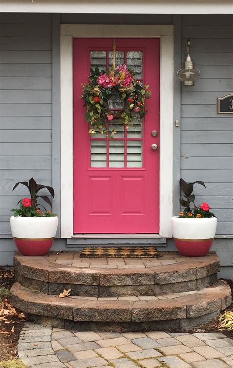 Think about some warm climate island and how the houses are painted in those types of colors. Benjamin Moore color Royal Fushia. It's perfect pink for a ...