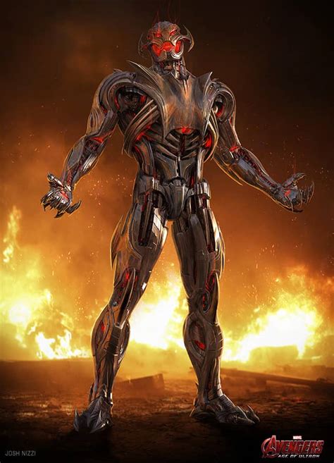 New AGE OF ULTRON Concept Art Reveals Alternate Designs For Ultron And Hulkbuster