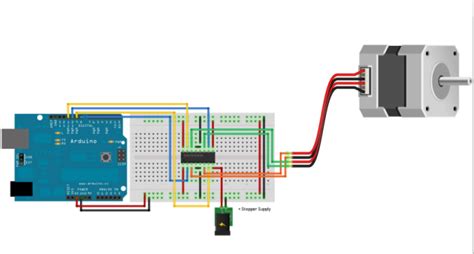 Stepper Motor Interfacing Arduino Tutorial Circuit Diagram Code