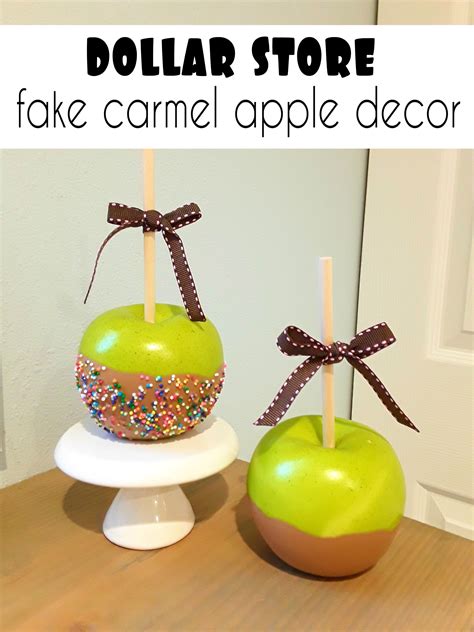 Artificial Carmel Apples Crazy Diy Mom