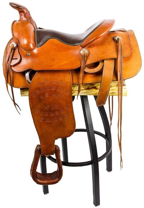 Vintage Western Saddle Bar Stool By Crookedwoood Saddle