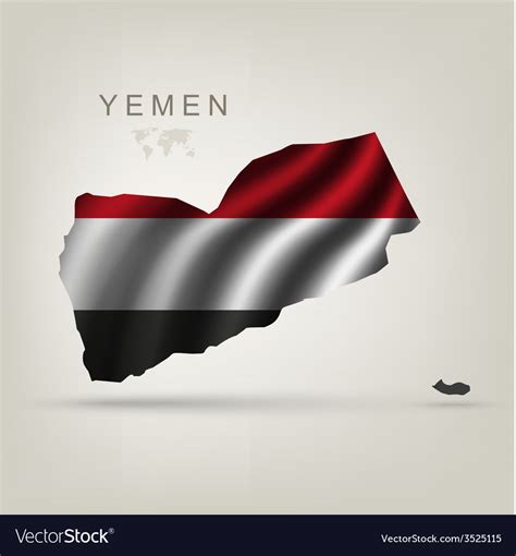 Flag Of Yemen As A Country Royalty Free Vector Image