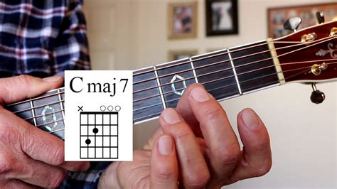 Cmaj7 Open Position Guitar Chord Youtube