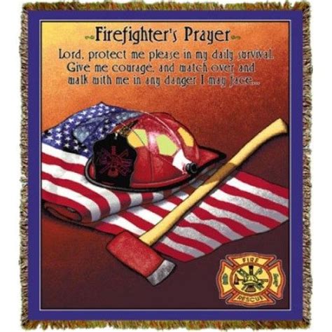 Firefighter Prayer Tapestry Prayers Firefighter Tapestry