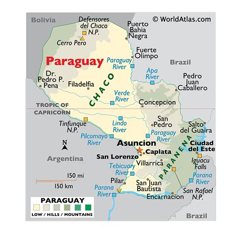 Paraguay Maps And Facts World Atlas