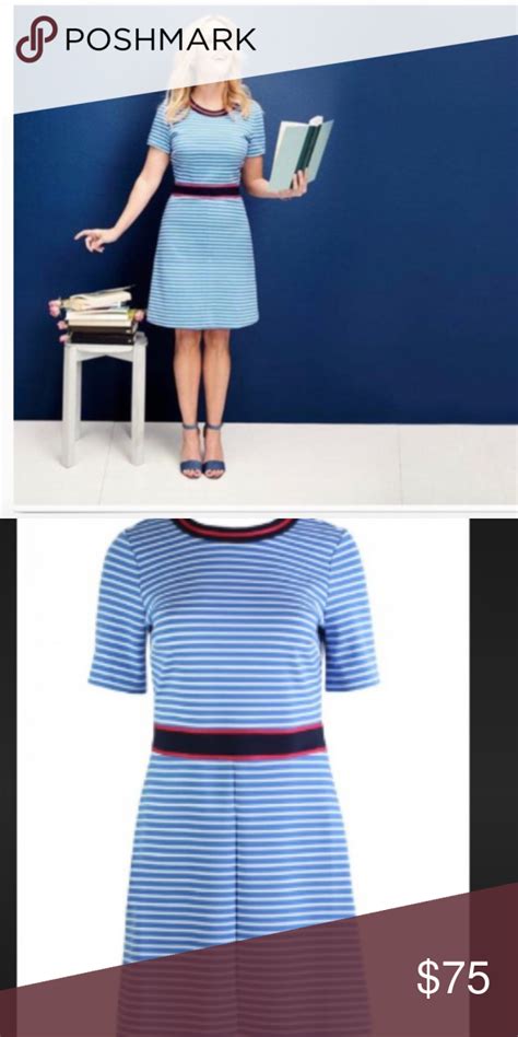 Draper James Ponte Striped Dress Striped Dress Dresses Ponte Dress