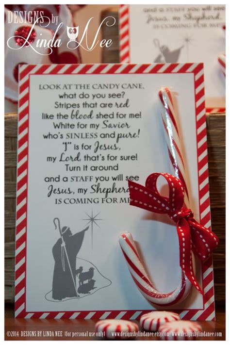 Does your family have any christmas traditions? Legend of the Candy Cane - Card for Witnessing at ...