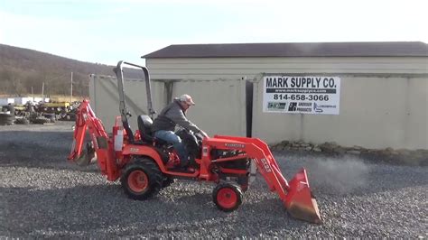 2005 Kubota Bx23 Sub Compact Tractor Loader Backhoe 4x4 Power Steering