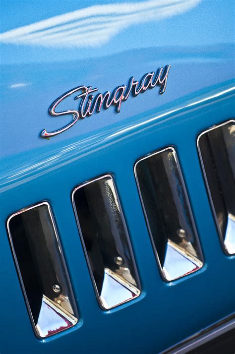 1969 Chevrolet Corvette Stingray Emblem Photograph By Jill Reger Pixels