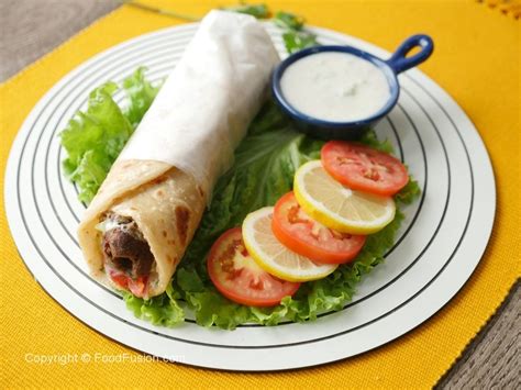 Beef Reshmi Kabab Paratha Roll Food Fusion