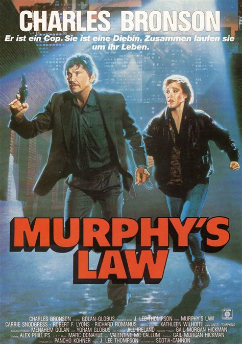 original movie theater poster vintage 1986 film poster used to promote movie murphy s law 1986