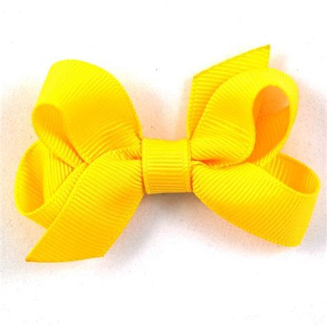 daffodil yellow hair bow hair bows yellow hair bows