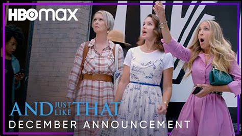 Sex And The City Spinoff And Just Like That Hbo Max Teaser Youtube