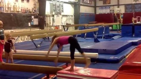 Drill For Cartwheel On Beam Youtube