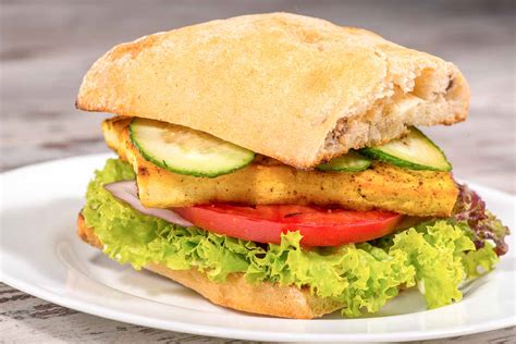 Grilled Tofu Lettuce Spinach Sandwich Recipe By Archanas Kitchen