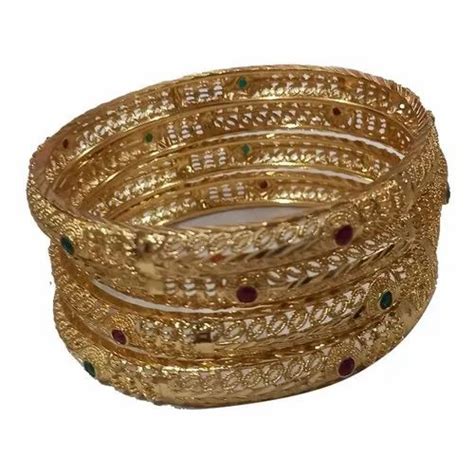 Alloy Traditional Gold Plated Imitation Bangle Party Jewellery Type Bangles At Rs 960set In
