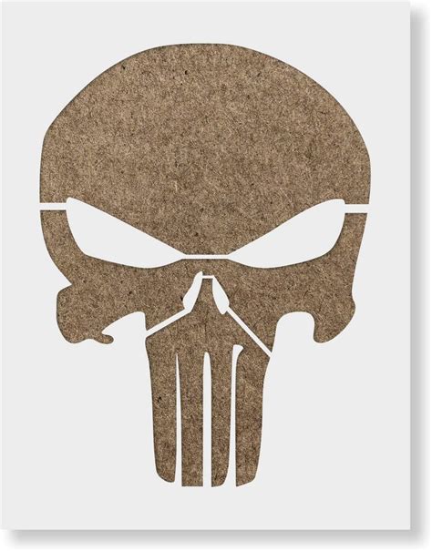 Punisher Skull Stencil Reusable Stencils For Painting