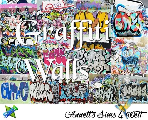 Sims 4 Ccs The Best Graffiti Walls By Annett85