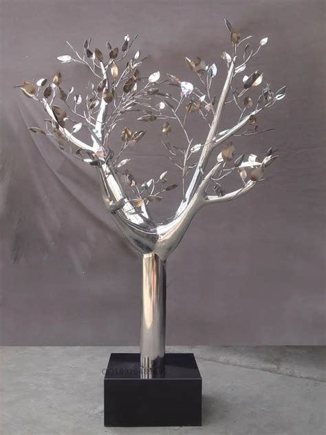 High Polished Decorative Metal Tree Sculpture Buy Metal Treefamous