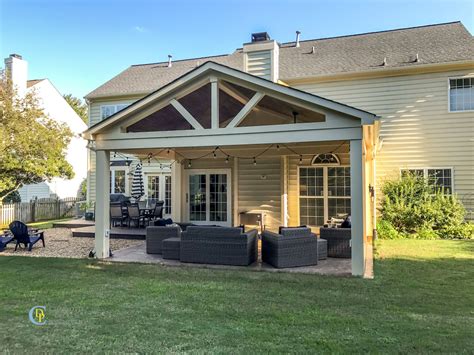 Covered Porch Photos Charlotte Decks And Porches LLC Backyard